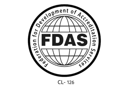 Certificate and Scope of Accreditation for Calibration